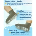 thumbnail image 5 of RATIVE Ankle Anti Slip Non Skid Cotton Socks with Grips Grippers for 0-6 Month Babies Baby Infant Boy Boys Girls (0-6 Months, 12-Pairs/Animal world), 5 of 6