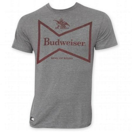 Budweiser 27187L Pop Top Retro Bow Tie Logo T-Shirt, Large