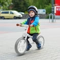 thumbnail image 2 of Honeyjoy 12" Balance Bike 2 Wheels Children's Bicycle with Adjustable Seat White, 2 of 10