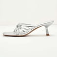 thumbnail image 5 of Women's Square Toe Strappy Thong Heeled Sandals - Comfortable -On Dress & Beach Sandals, 5 of 6