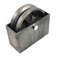 thumbnail image 2 of 6" Cast Iron V-Groove Wheel with Weldable Steel Box for Sliding/Rolling Gate (1), 2 of 4
