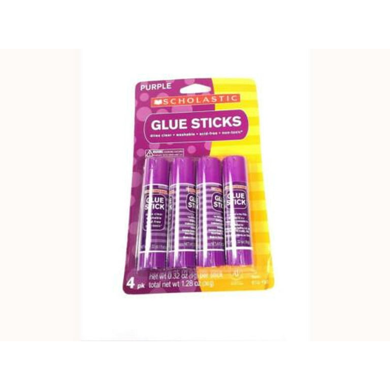 Glue Sticks - 36 Count Glue Stick, Bulk 0.32 oz Purple Glue Stick – Glue Sticks for Kids School Supplies, Washable Glue Sticks Bulk, School Glue and