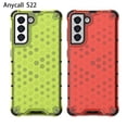 thumbnail image 2 of Honeycomb shock absorption heat dissipation Phone Cases,PC& TPU,compatible with Samsung S22, 2 of 5