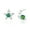Silver, variant on 925 Sterling Silver Green Opal & CZ Diamond Star Earrings Moon Earrings for Women, Womens Star Moon Earrings Gold Plated Stud Earrings Hypoallergenic Jewelry Gift