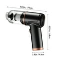 thumbnail image 3 of Mini Vacuum, Wireless Handheld Car Vacuum Cleaner, Rechargeable, Strong Suction, Dry Use, USB Charging, For Car, Keyboard, Small Corners, Multifunctional Accessories, Portable, 3 of 8