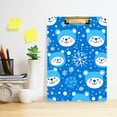 thumbnail image 2 of FORMRS Acrylic Clipboard with Low Profile Clip Standard A4 Letter Size, 12.5" x 9", Blue Bears, 2 of 8