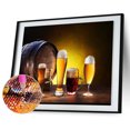 thumbnail image 2 of 5D DIY Diamante Pintura Cerveza Taladro completo Rhinestone Mosaico Imagen de arte para el hogar FLhrweasw Nuevo, 2 of 9