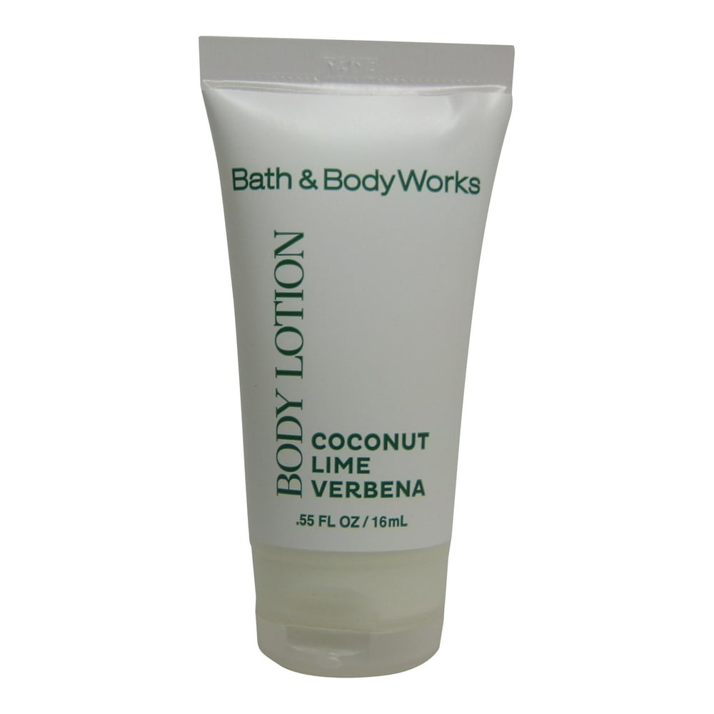 Bath and Body Works Coconut Lime Verbena Lotion lot of 10 Bottles. Total of 5.5oz