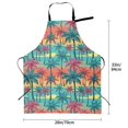 thumbnail image 6 of Goofa Hawaii Palms Printed Waterproof Apron 33" Chef Aprons for Men Heavy Duty Chemical Work Apron Adjustable Bib Apron, 6 of 9