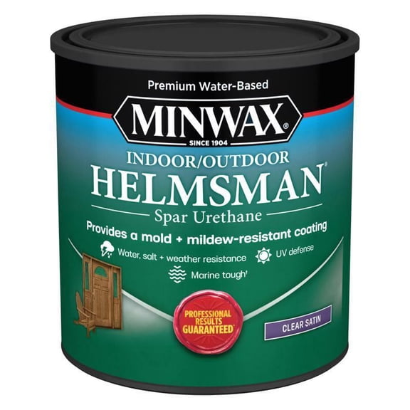 Minwax Helmsman Satin Clear Water-Based Spar Urethane