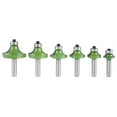 thumbnail image 1 of MesaSe 6 Pieces  Router Cutter 8 mm Shank Standard Router Bit Set Cemented Carbide End Mill Cutter Multifunctional  Edge Router Cutter Wood Cutter Tool Carpenter Woodworking Tool Set, 1 of 7