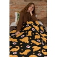 thumbnail image 3 of Chicken Nugget Blanket,Dino Nugget Blankets Gift Soft Cozy Plush Bedding Blanket,Fuzzy Flannel Fleece Ketchup Blanket for Couch Sofa Camping,60"x80" for Adults, 3 of 6
