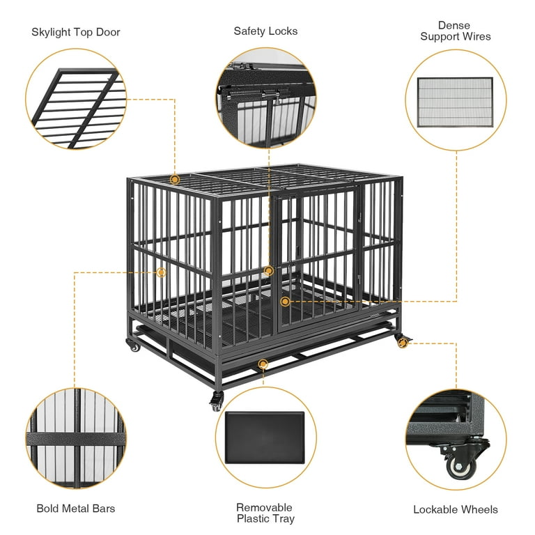 Silver 2025 dog crate