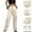 *Beige(trend), variant on Coorders Women High Waisted Baggy Cargo Pants with Pockets 2025, Womens Casual Stretchy Y2k Streetwear Trousers,Women's Size Beige,Size L