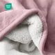 thumbnail image 5 of Manta de Cama de Felpa Sherpa Bare Home Reversible Ligera Tamaño Twin/Twin XL Rosa Claro, 5 of 6