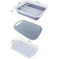 Collapsible Dish Drying Rack and Drainboard Set Portable Camp Dish