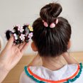 thumbnail image 3 of Bonita pinza para cola de caballo de dibujos animados para niñas, niñas, niñas, hebilla para cola de caballo de verano, horquilla fija para el cabello, accesorios para el cabello, tocados, 3 of 6
