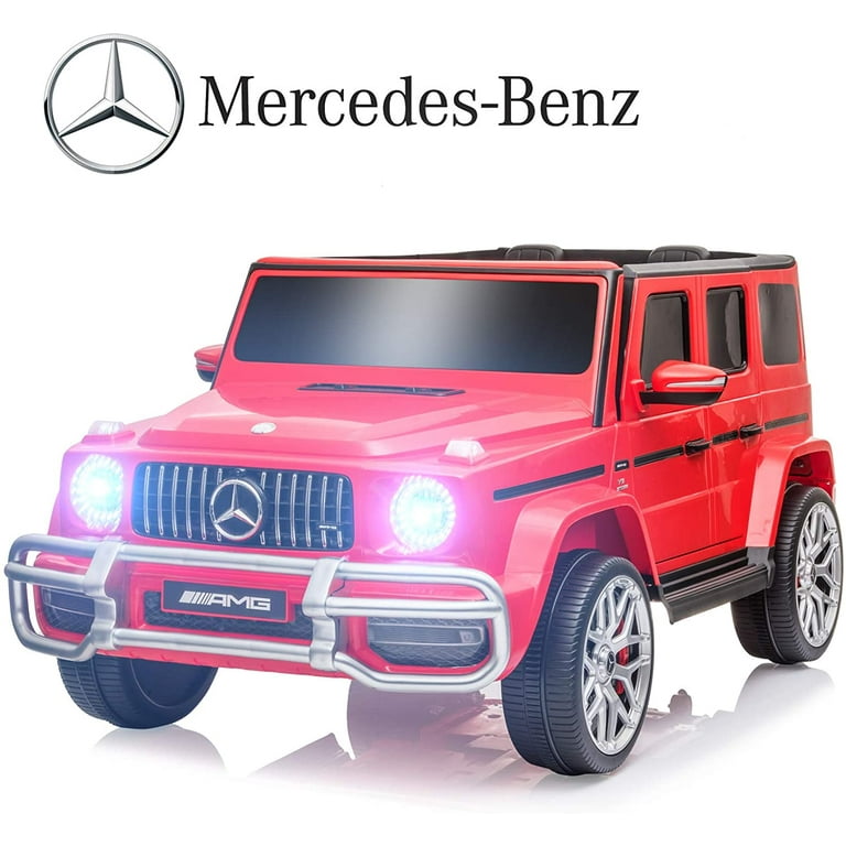 Uenjoy 12V Licensed Mercedes Benz G63 2 Seater Kids Ride On Car