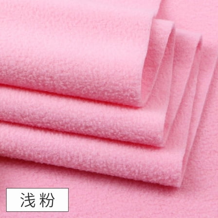 XmhyTop-A 100x160cm Polar Fleece Fabric for DIY Sewing, Blankets, Clothing & Home Decor Projects,1 Piece,Light Pink