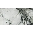 thumbnail image 2 of Green, Nancy 24x14 White Modern Wood Framed Museum Art Print Titled - Black and White Marble Panel Trio I, 2 of 4