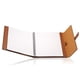 thumbnail image 3 of Funda piel Gallaway - Carpeta portafolio delgada - Organizador carpeta folio carta A4 - Libreta notas unisex - Carpeta negocios recargable, marrón, 3 of 3