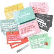Inkling Random Kindness Mini Notes Custom Message Scratch Off Lunch Box Cards Set of 12, Multicolor, 4.25'' x 2.75''