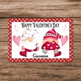 thumbnail image 2 of Letreros metálicos retro "Feliz Día de San Valentín, gnomos con corazón", placa de metal de 8 x 12, 2 of 3