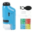 thumbnail image 2 of Kids Microscope Kit Portable Miniature Microscope Handheld Microscope Science Experiment Student Microscope for School Outdoor, 2 of 7