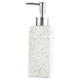 thumbnail image 2 of Dispensador de jabón líquido y loción, botella de lujo de 350 ml, para baños, hoteles y cocinas. Blanco Impreso Punteado, 2 of 6