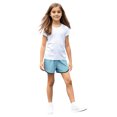 thumbnail image 5 of MKOSPLRT Running Shorts for Kid 3-11 Years Elastic Waist Track Shorts Color Block Lounge Shorts Lightweight Athletic Shorts with Pocket, 5 of 9