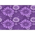 thumbnail image 1 of Ahgly Company Indoor Rectangle Patterned Heliotrope Purple Area Rugs, 5' x 7', 1 of 6