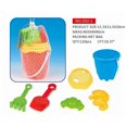thumbnail image 3 of Juego de Juguetes de playa Bmatwklu para niños cubo reutilizable, 3 of 5