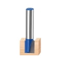thumbnail image 5 of Unique Bargains 10mm Dia 8mm Shank Bottom Cleaning Router Bit 2 Flutes Carbide Tipped Cutter Uncoated for Woodworking Blue, 5 of 5