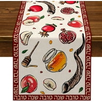 Shana Tova Table Runner Jewish New Year Party Supply Rosh Hashanah Decorations Home Kitchen Dining Room Linen Home Decor 71inches