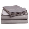 thumbnail image 5 of Clearance Pair of Pillowcases: 100% Egyptian Cotton Embroidered Pillowcase Set - Standard -Geneva Taupe, 5 of 7