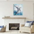 thumbnail image 3 of Stupell Industries Splashing Marine Whale Animals & Insects Painting Gallery Wrapped Canvas Print Wall Art, 30 x 40, 3 of 8
