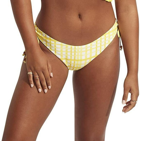 Seafolly Hipster Bikini Swim Bottom Amalfi Check Limelight ( 10 )