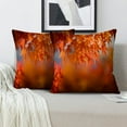 thumbnail image 2 of LALILO Throw Pillow Covers Autumn Leaves Leaf Maple Season Cushion Cover 18" x 18", 2 Pack, 2 of 6