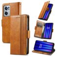 thumbnail image 1 of Case for OnePlus Nord CE 2 5G Cover Leather Wallet Folio Case Book Design Flip Magnetic Closure - Yellow, 1 of 5