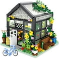 thumbnail image 2 of Modular Greenhouse Botanical Flowers Toy Bricks Set, 2 of 12