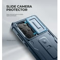 thumbnail image 3 of Dexnor for Samsung Galaxy S24 Ultra Case with Built-in Slide Camera Cover & Screen Protector & Kickstand, Shockproof Rugged Case Full-Body Bumper Protective Cover for Galaxy S24 Ultra 2024, Blue, 3 of 7