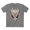 Athletic Heather, variant on Butterfly shirt, Shirt with Butterfly, Tee Shirt with Antique Butterfly