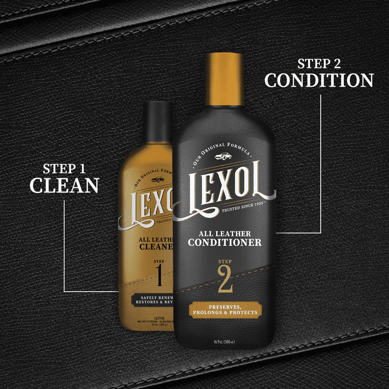 LEXOL ALL LEATHER CONDITIONER CLEANER CONDITIONING PROLONG PROTECT PRESERVE  16.9