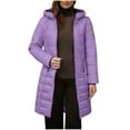 thumbnail image 2 of Aboser Long Quilted Puffer Jackets for Women Winter Fleece Sherpa Lined Coats Plus Size Bubble Jacket Cozy Zip Up Hooded Coat Outerwear with Pockets, 2 of 9