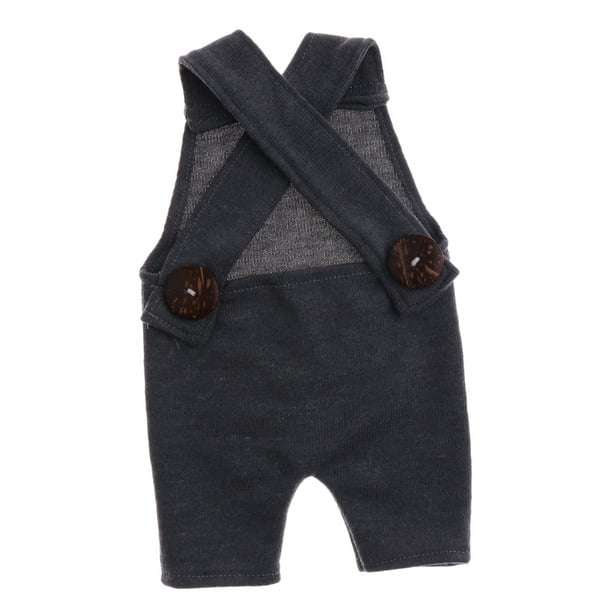 Disfraz de bebé niña y niño tejido a crochet para fotografía infantil Estilo 1-gris