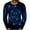 Dark Blue, variant on Gift for Him Oalirro Long Sleeve Tee Shirts for Men Men's Printing Collar Pullover Tops Casual Slim Fit Long Sleeve T-Shirt