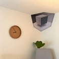 thumbnail image 3 of Impossible Corners – Wall Art That Reshapes Reality, 3D Wall Art Optical Illusion Corner Decal, Modern Home Decor for Living Room, Office, Dorm, Ceiling Corner Decoration (#B), 3 of 6
