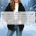 thumbnail image 4 of Fleece Lined Hooded Windbreaker for Women, Fall Winter Waterproof Long Sleeve Outdoor Hiking Fashion Jackets, S-XXL, 4 of 7