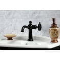 thumbnail image 3 of Kingston Brass KS3540RX Belknap One-Handle Single-Hole Bathroom Faucet with Push Pop-Up Drain, Matte Black, 3 of 7