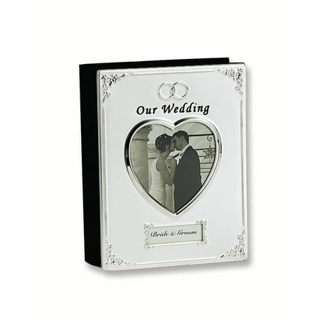- Silver Plated Our Wedding Holds 40 4x6 Photos Photo Album Frame Gifts For Women For Her
